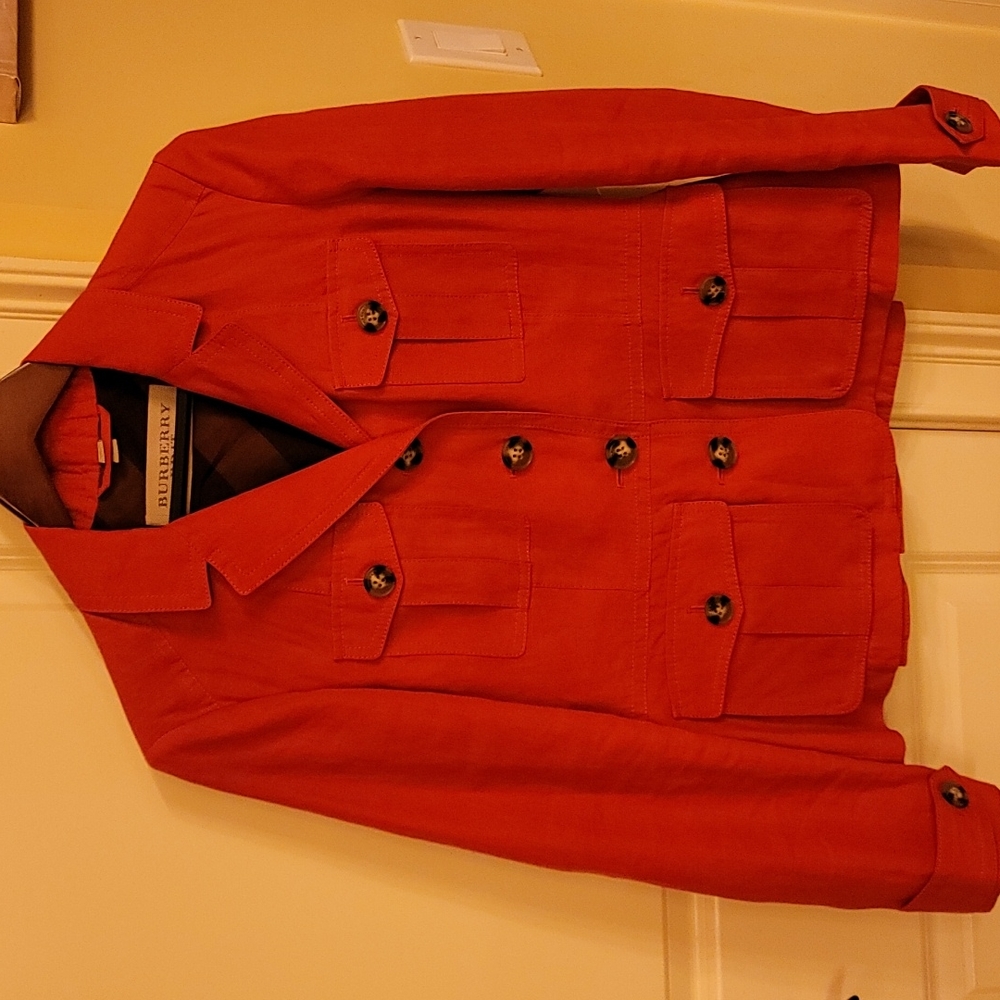 Burberry Linen Jacket - Like New